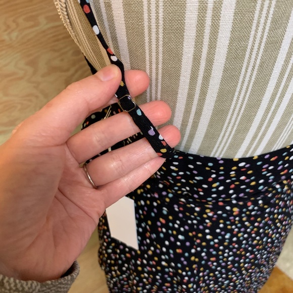 NWT REFORMATION Polka Dotted Boho Wrap Mini Dress - Picture 4 of 8